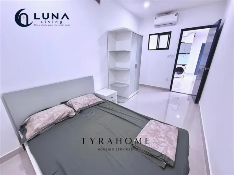 CĂN HỘ DỊCH VỤ FULL NỘI THẤT MÁY GIẶT RIÊNG CÓ CỬA SỔ