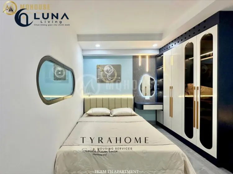 CĂN HỘ DỊCH VỤ FULL NỘI THẤT MÁY GIẶT RIÊNG CÓ CỬA SỔ