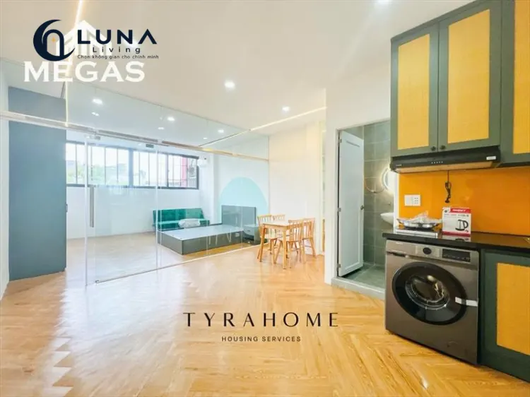 CĂN HỘ DỊCH VỤ FULL NỘI THẤT MÁY GIẶT RIÊNG CÓ CỬA SỔ