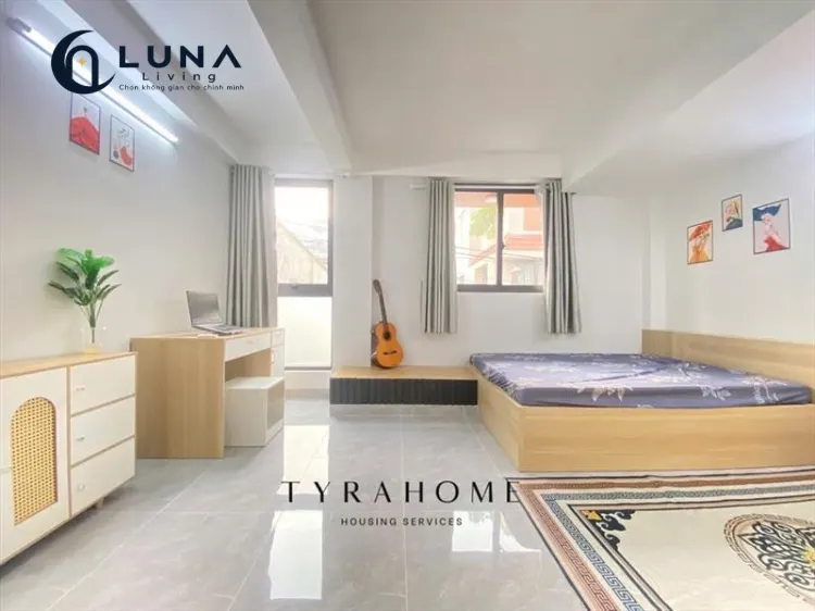 CĂN HỘ DỊCH VỤ FULL NỘI THẤT MÁY GIẶT RIÊNG CÓ CỬA SỔ
