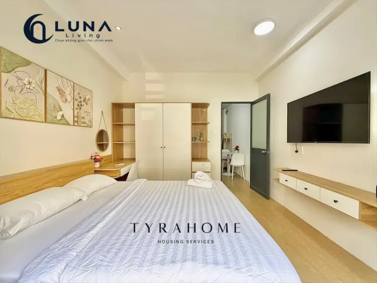 CĂN HỘ DỊCH VỤ FULL NỘI THẤT MÁY GIẶT RIÊNG CÓ BAN CÔNG