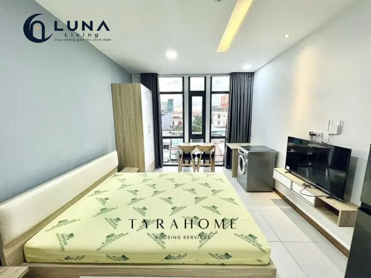 CĂN HỘ DỊCH VỤ FULL NỘI THẤT MÁY GIẶT RIÊNG CÓ CỬA SỔ