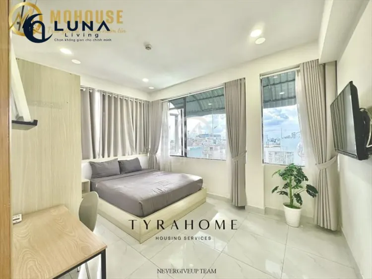 CĂN HỘ DỊCH VỤ FULL NỘI THẤT CÓ CỬA SỔ