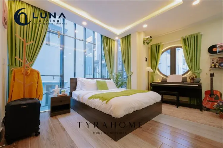 CĂN HỘ DỊCH VỤ FULL NỘI THẤT MÁY GIẶT RIÊNG CÓ CỬA SỔ