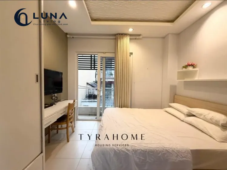 CĂN HỘ DỊCH VỤ FULL NỘI THẤT MÁY GIẶT RIÊNG CÓ BAN CÔNG