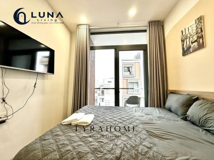CĂN HỘ DỊCH VỤ FULL NỘI THẤT CÓ BAN CÔNG