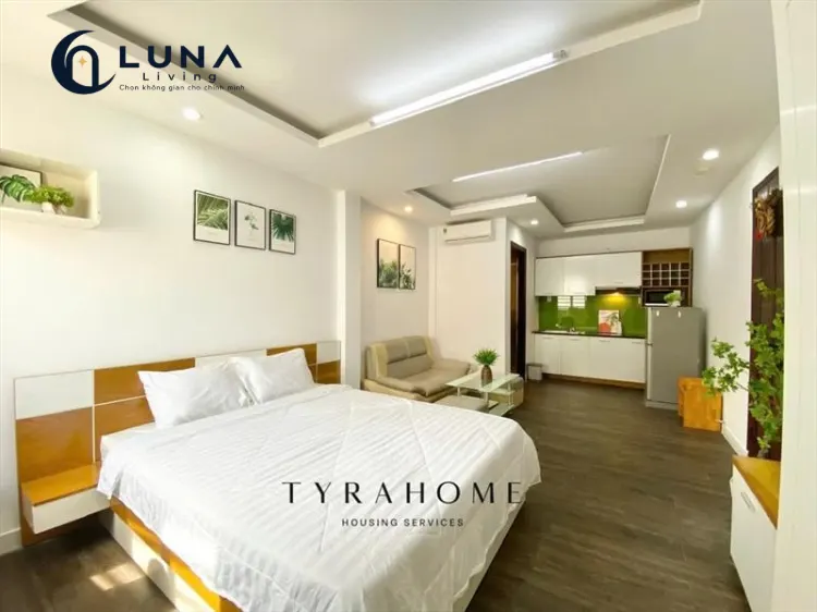 CĂN HỘ DỊCH VỤ FULL NỘI THẤT MÁY GIẶT RIÊNG CÓ BAN CÔNG
