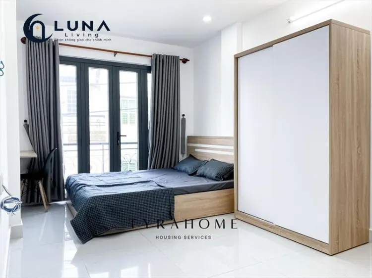 CĂN HỘ DỊCH VỤ FULL NỘI THẤT MÁY GIẶT RIÊNG CÓ BAN CÔNG