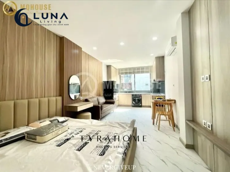 CĂN HỘ DỊCH VỤ FULL NỘI THẤT MÁY GIẶT RIÊNG CÓ CỬA SỔ