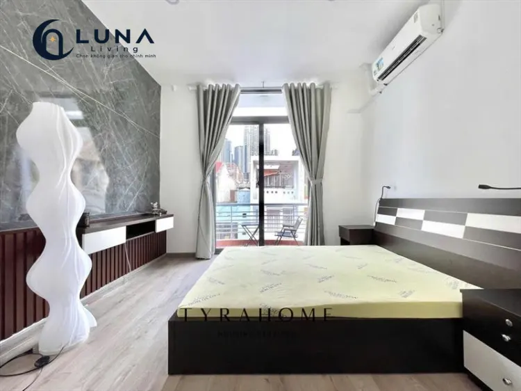CĂN HỘ DỊCH VỤ FULL NỘI THẤT MÁY GIẶT RIÊNG CÓ BAN CÔNG