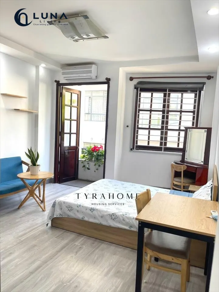 CĂN HỘ DỊCH VỤ FULL NỘI THẤT MÁY GIẶT RIÊNG CÓ CỬA SỔ