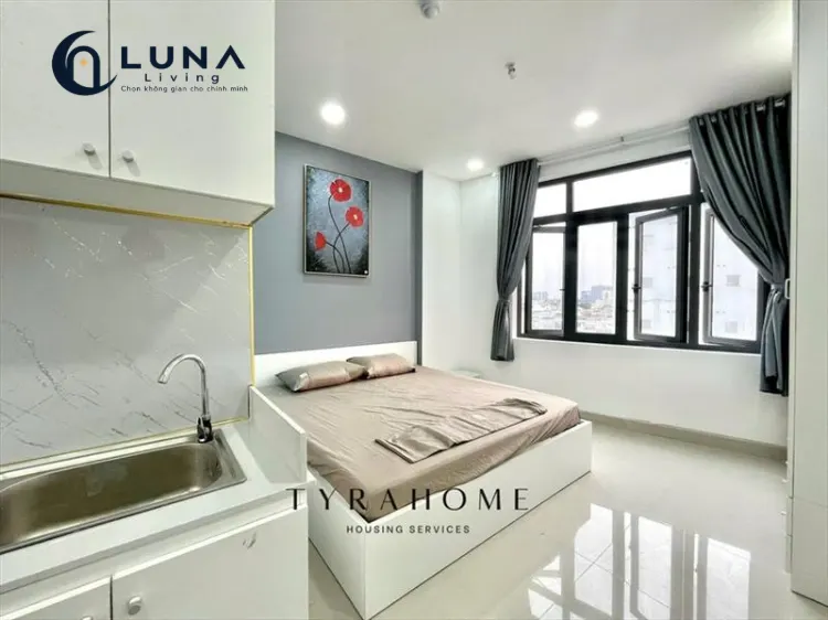 PHÒNG FULL NỘI THẤT MÁY GIẶT RIÊNG CÓ CỬA SỔ