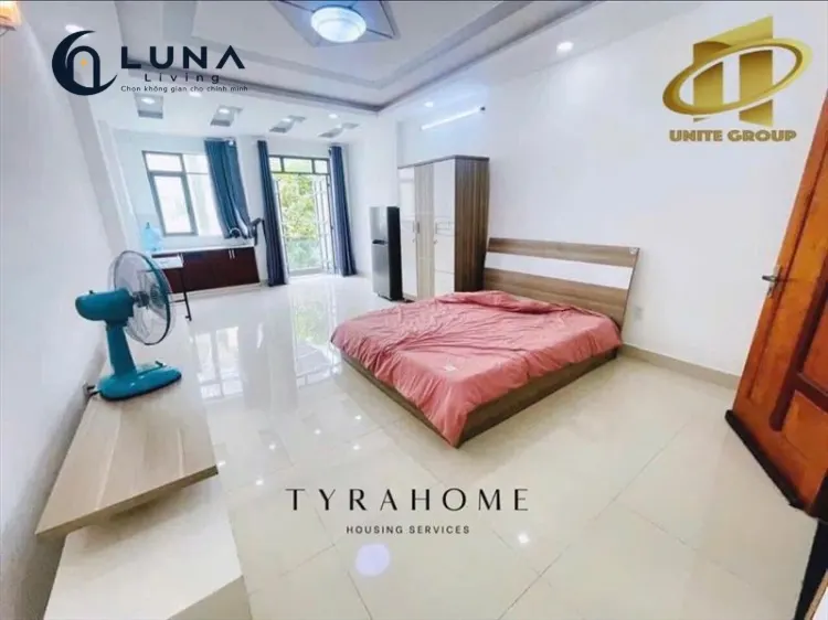 CĂN HỘ DỊCH VỤ FULL NỘI THẤT MÁY GIẶT RIÊNG CÓ BAN CÔNG