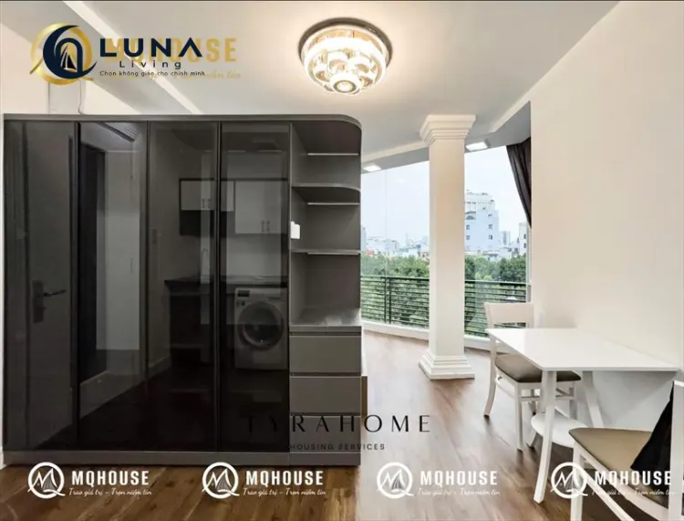 CĂN HỘ DỊCH VỤ FULL NỘI THẤT MÁY GIẶT RIÊNG CÓ CỬA SỔ