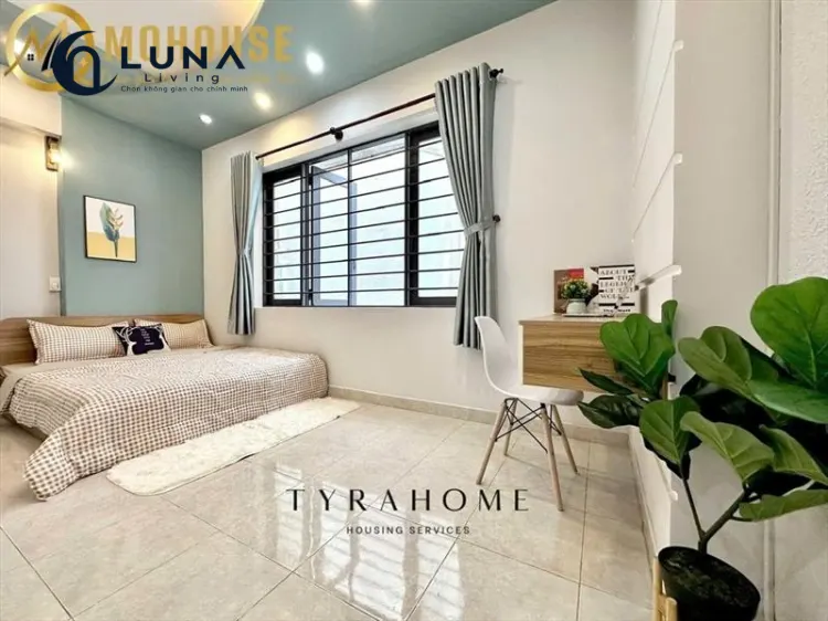 CĂN HỘ DỊCH VỤ FULL NỘI THẤT MÁY GIẶT RIÊNG CÓ CỬA SỔ