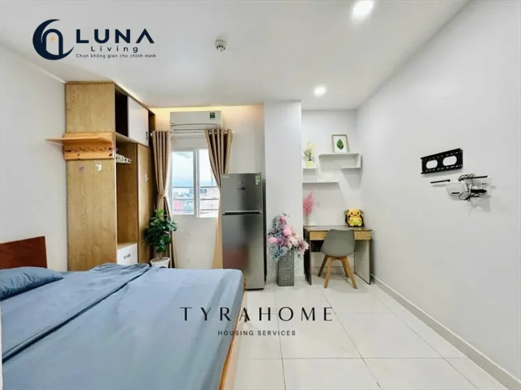 PHÒNG FULL NỘI THẤT MÁY GIẶT RIÊNG CÓ CỬA SỔ
