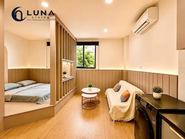 CĂN HỘ DỊCH VỤ FULL NỘI THẤT MÁY GIẶT RIÊNG CÓ CỬA SỔ