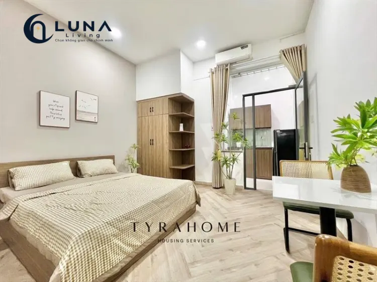 CĂN HỘ DỊCH VỤ FULL NỘI THẤT MÁY GIẶT RIÊNG CÓ CỬA SỔ
