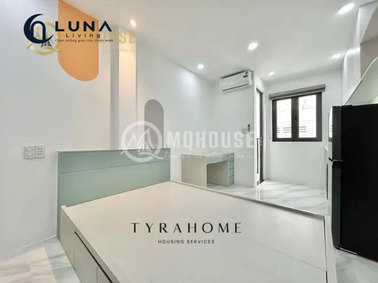 CĂN HỘ DỊCH VỤ FULL NỘI THẤT MÁY GIẶT RIÊNG CÓ CỬA SỔ