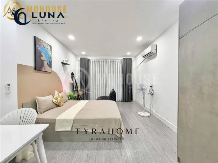 CĂN HỘ DỊCH VỤ FULL NỘI THẤT MÁY GIẶT RIÊNG CÓ BAN CÔNG