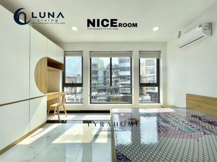CĂN HỘ DỊCH VỤ FULL NỘI THẤT MÁY GIẶT RIÊNG CÓ CỬA SỔ