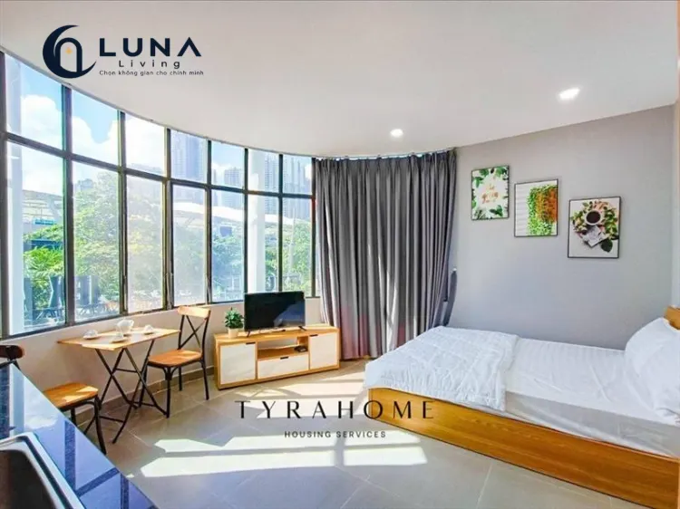 CĂN HỘ DỊCH VỤ FULL NỘI THẤT CÓ CỬA SỔ