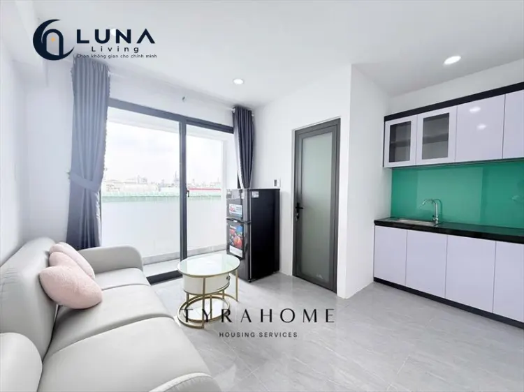 CĂN HỘ DỊCH VỤ FULL NỘI THẤT MÁY GIẶT RIÊNG CÓ BAN CÔNG