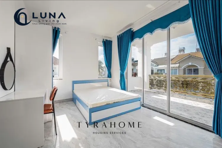 CĂN HỘ DỊCH VỤ FULL NỘI THẤT MÁY GIẶT RIÊNG CÓ BAN CÔNG