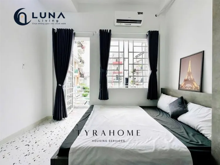 CĂN HỘ DỊCH VỤ FULL NỘI THẤT MÁY GIẶT RIÊNG CÓ BAN CÔNG