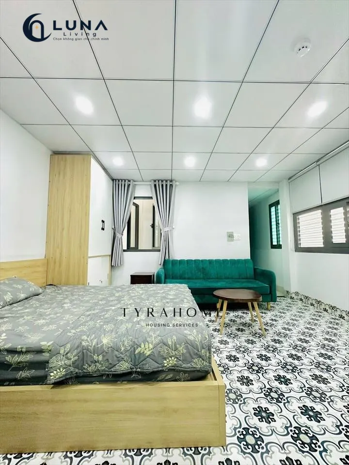 CĂN HỘ DỊCH VỤ FULL NỘI THẤT MÁY GIẶT RIÊNG CÓ CỬA SỔ