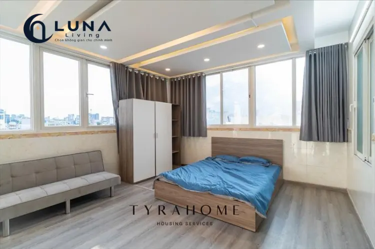CĂN HỘ DỊCH VỤ FULL NỘI THẤT MÁY GIẶT RIÊNG CÓ CỬA SỔ