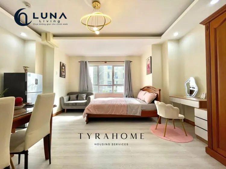 CĂN HỘ DỊCH VỤ FULL NỘI THẤT MÁY GIẶT RIÊNG CÓ CỬA SỔ