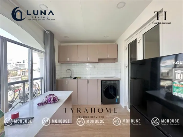 CĂN HỘ DỊCH VỤ FULL NỘI THẤT MÁY GIẶT RIÊNG CÓ CỬA SỔ