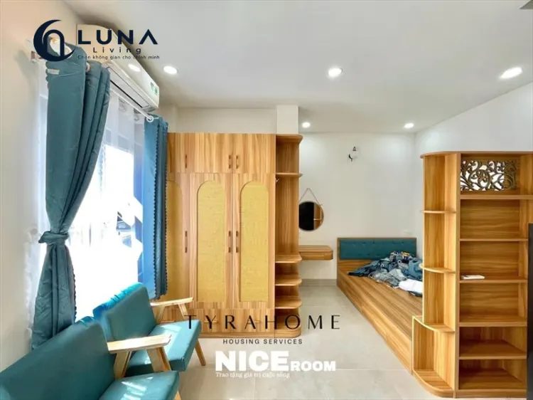 CĂN HỘ DỊCH VỤ FULL NỘI THẤT MÁY GIẶT RIÊNG CÓ BAN CÔNG
