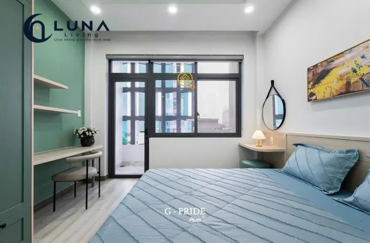 CĂN HỘ DỊCH VỤ FULL NỘI THẤT MÁY GIẶT RIÊNG CÓ BAN CÔNG