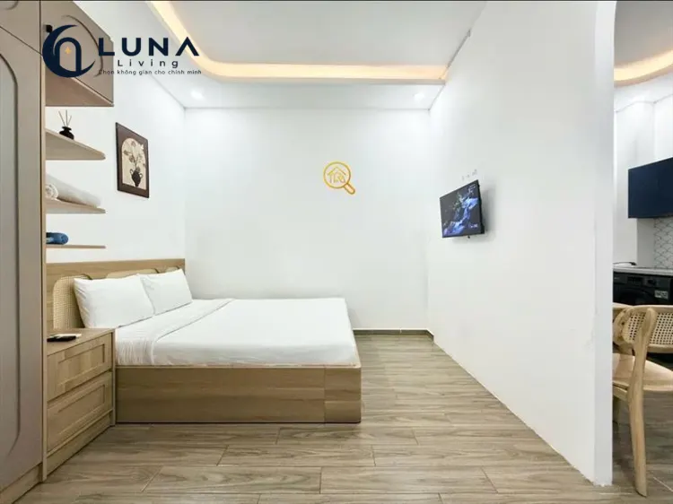 CĂN HỘ DỊCH VỤ FULL NỘI THẤT MÁY GIẶT RIÊNG CÓ CỬA SỔ