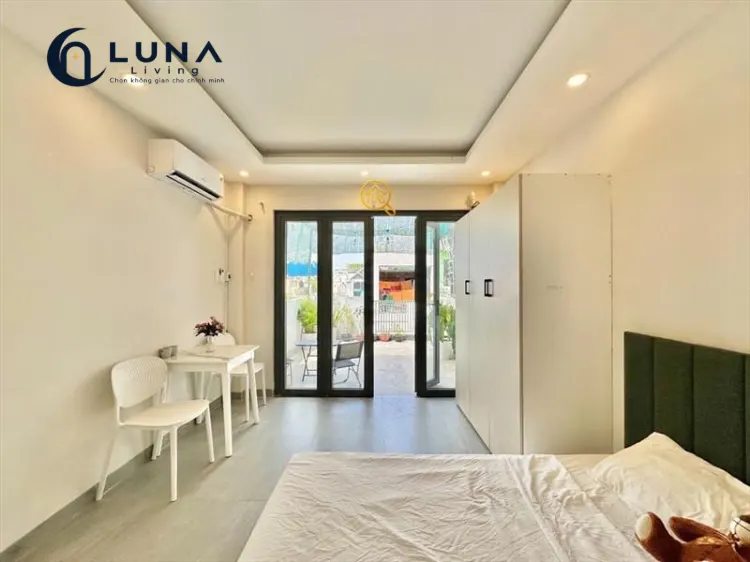 CĂN HỘ DỊCH VỤ FULL NỘI THẤT MÁY GIẶT RIÊNG CÓ BAN CÔNG