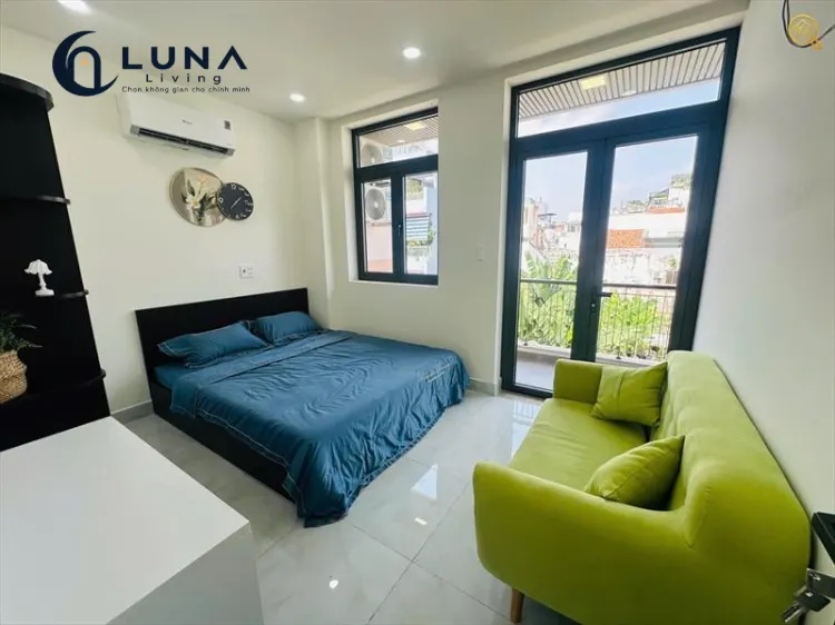 CĂN HỘ DỊCH VỤ FULL NỘI THẤT MÁY GIẶT RIÊNG CÓ BAN CÔNG