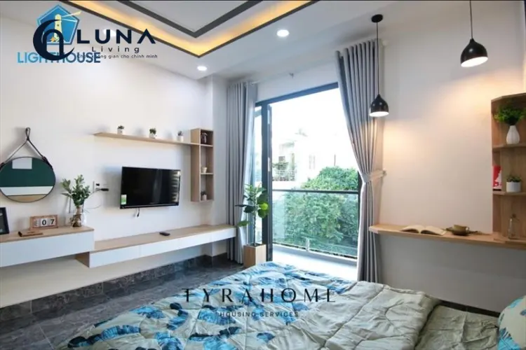 CĂN HỘ DỊCH VỤ FULL NỘI THẤT CÓ BAN CÔNG
