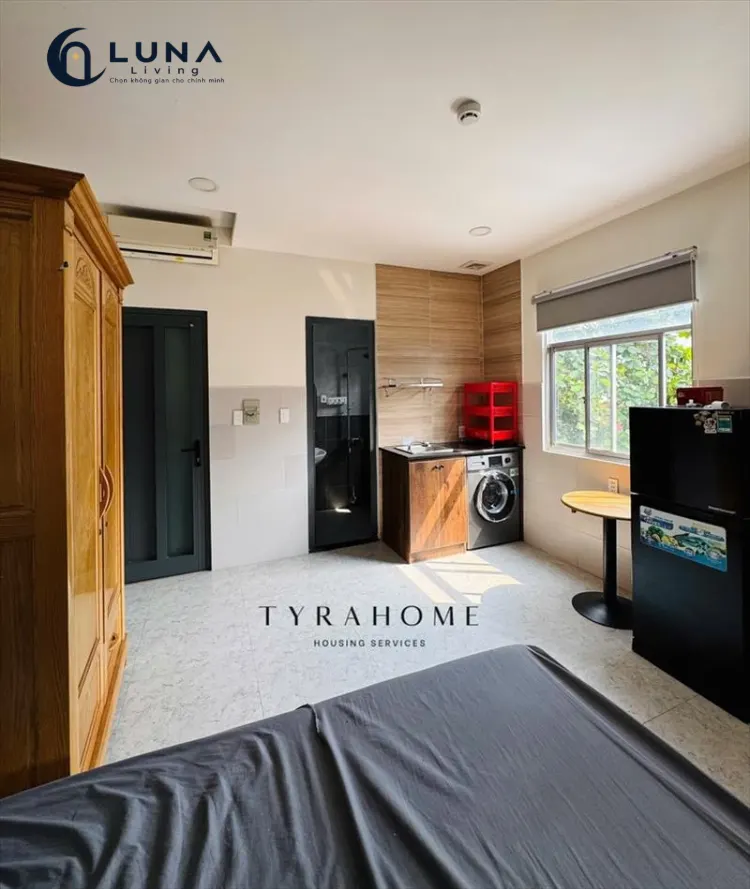PHÒNG FULL NỘI THẤT MÁY GIẶT RIÊNG CÓ CỬA SỔ