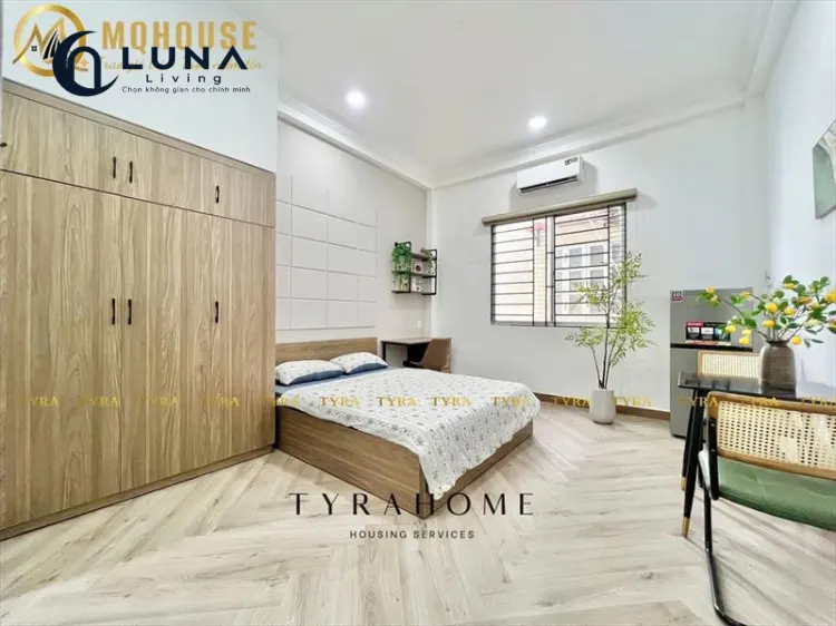 CĂN HỘ DỊCH VỤ FULL NỘI THẤT MÁY GIẶT RIÊNG CÓ CỬA SỔ