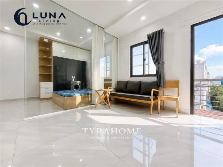 CĂN HỘ DỊCH VỤ FULL NỘI THẤT MÁY GIẶT RIÊNG CÓ CỬA SỔ