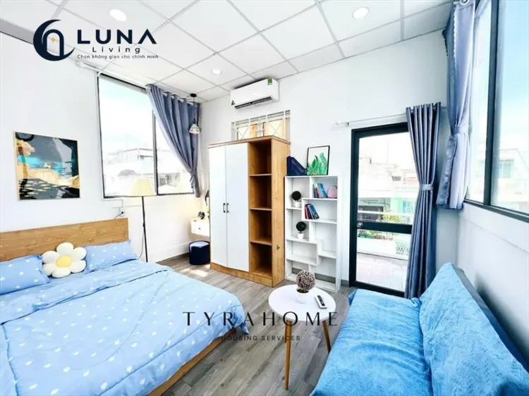 CĂN HỘ DỊCH VỤ FULL NỘI THẤT MÁY GIẶT RIÊNG CÓ BAN CÔNG