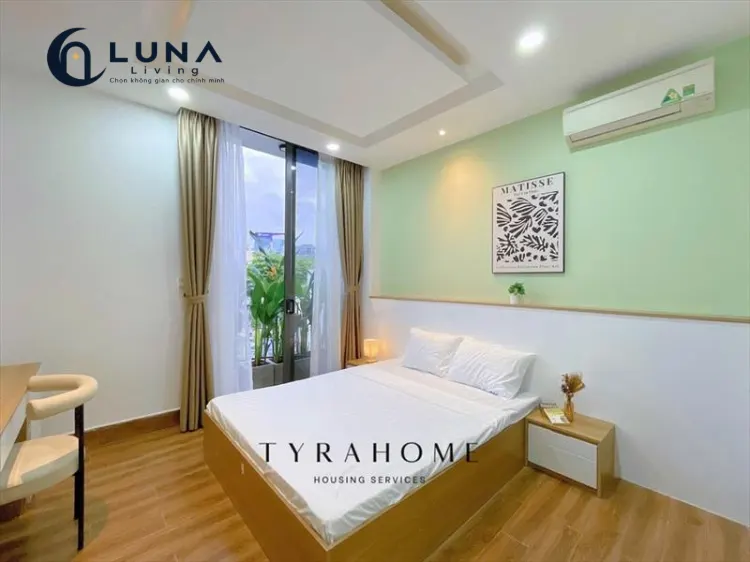 CĂN HỘ DỊCH VỤ FULL NỘI THẤT MÁY GIẶT RIÊNG CÓ BAN CÔNG