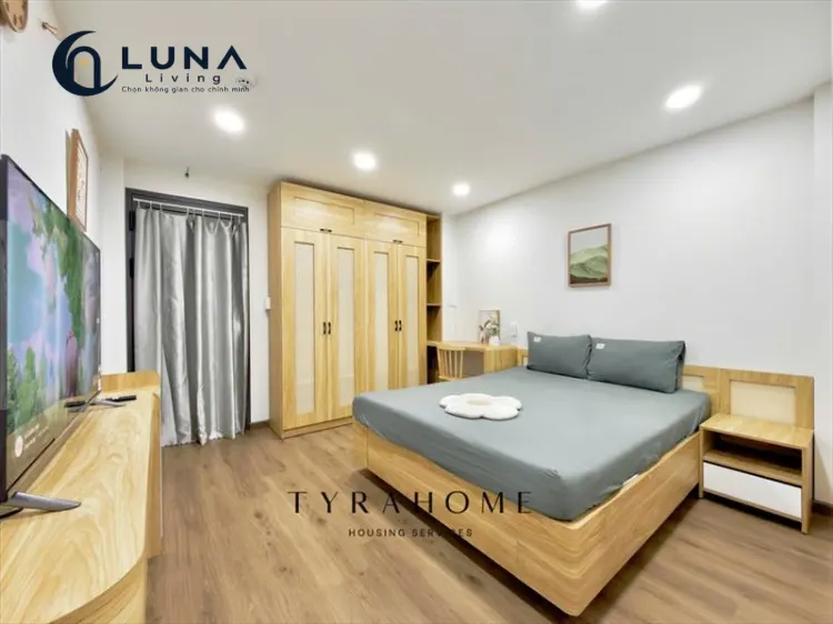 CĂN HỘ DỊCH VỤ FULL NỘI THẤT MÁY GIẶT RIÊNG CÓ BAN CÔNG