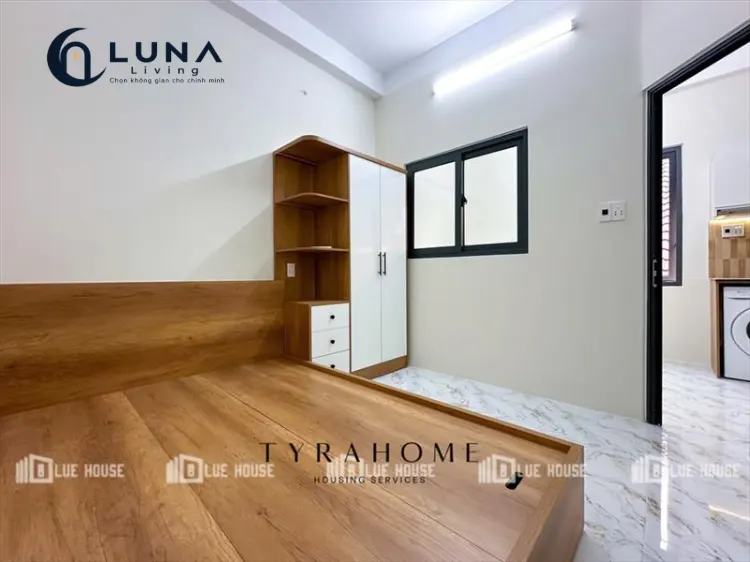 CĂN HỘ DỊCH VỤ FULL NỘI THẤT MÁY GIẶT RIÊNG CÓ CỬA SỔ