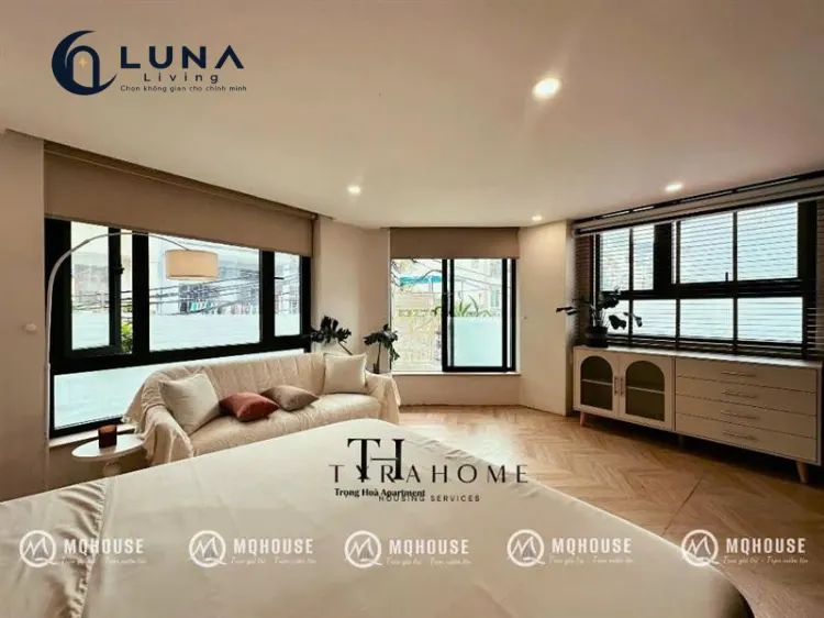 CĂN HỘ DỊCH VỤ FULL NỘI THẤT MÁY GIẶT RIÊNG CÓ CỬA SỔ