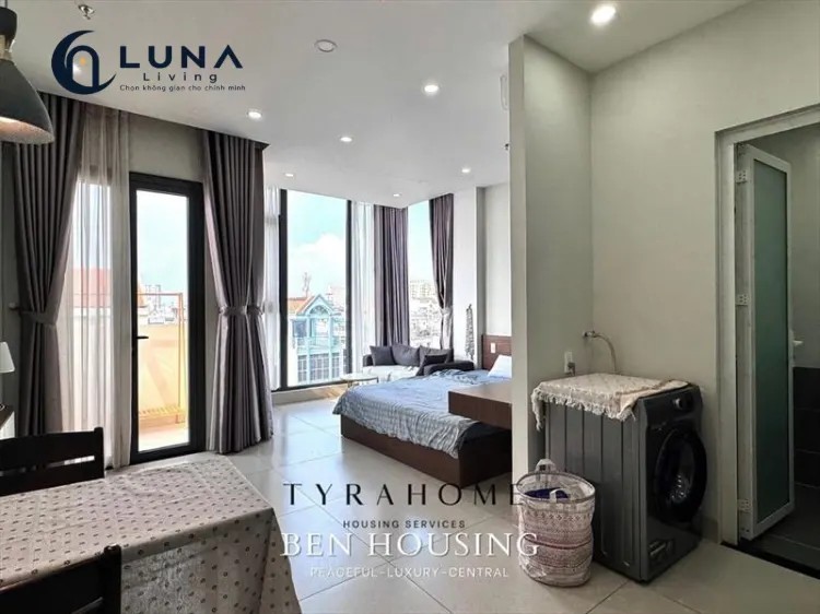 CĂN HỘ DỊCH VỤ FULL NỘI THẤT CÓ BAN CÔNG