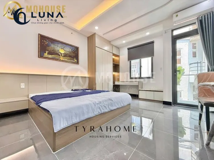 CĂN HỘ DỊCH VỤ FULL NỘI THẤT CÓ BAN CÔNG