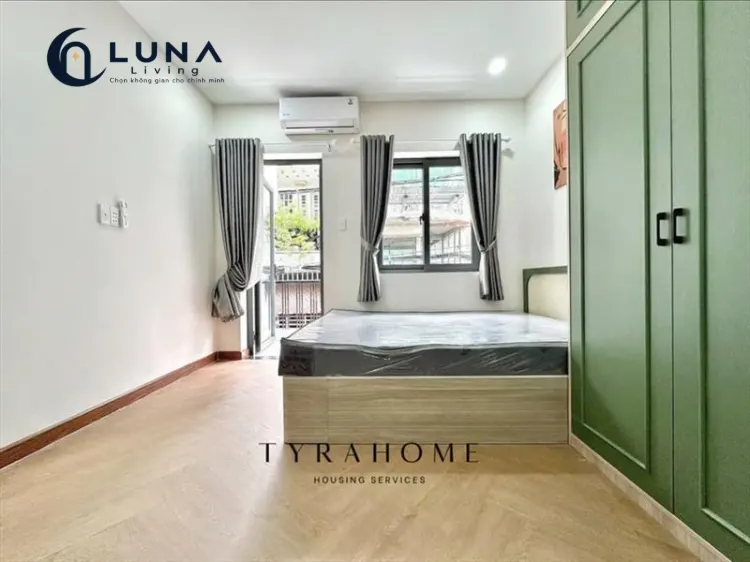 CĂN HỘ DỊCH VỤ FULL NỘI THẤT MÁY GIẶT RIÊNG CÓ BAN CÔNG